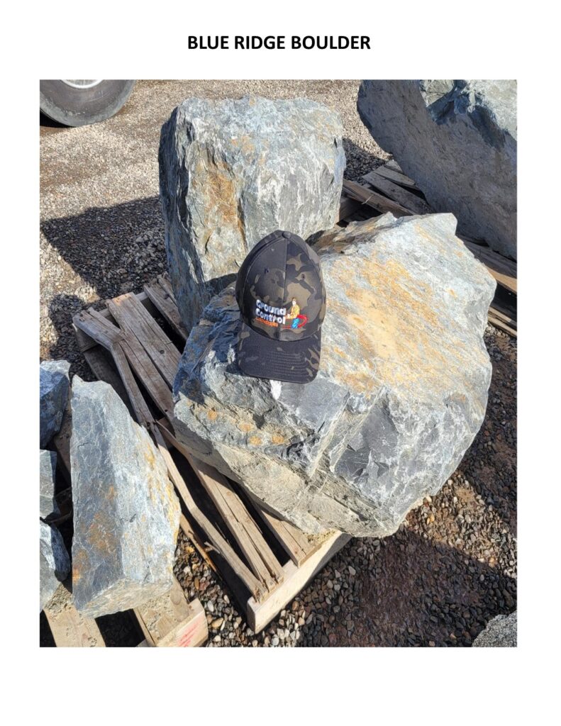 Blue Ridge Boulder Natural Stone | Ground Control